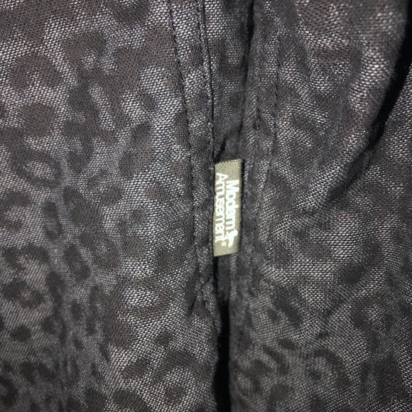 Modern Amusement reversible button down hoodie. - Picture 3 of 5